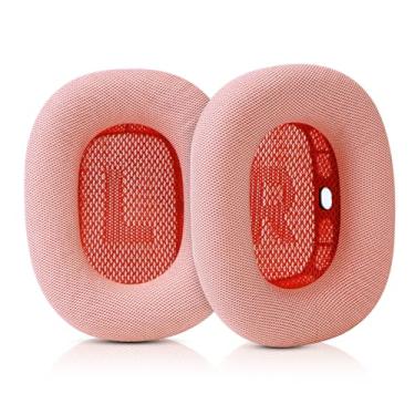Imagem de SINOWO Almofadas Auriculares Para Fones De Ouvido Apple Airpods Max, Substituição Couro, À Prova Suor, Fáceis Instalar Com Ímã, Proteína E Espuma Viscoelástica (Rosa)
