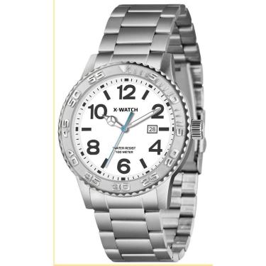 Imagem de Relógio X-Watch Masculino Ref: Xmss1061 B2Sx Casual Prateado