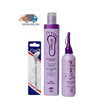 Imagem de Amolecedor De Calos E Rachaduras Lore Pé 300Ml + Bisturi 222