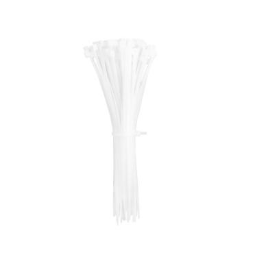 Imagem de Abraçadeira Nylon Enforca Gato 3,6X200Mm 100Un Tradestar Bco