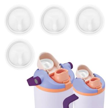 Imagem de 4 peças de rolha de substituição compatíveis com garrafas e copos FreeSip Sway Owala 850 g e 1,134 g, tampa de silicone para garrafa de água, tampa superior acessórios de peças de substituição para
