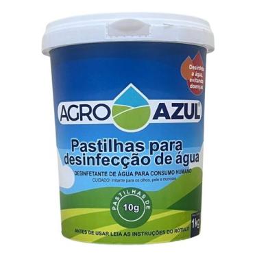 Imagem de Pastilha Desinfetante  Agua Consumo Humano Agroazul 1 Kg