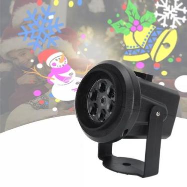 Imagem de Projetor Natalino com Luzes Coloridas para Iluminar Seu Natal com Enca