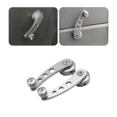 Imagem de Manivela Vidro Alumínio Universal Fusca Opala Gol VW Cinza - Veon