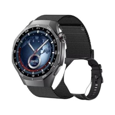 Imagem de Smartwatch Masculino 2025 Novo Com GPS, Tela AMOLED, Monitor De Frequê