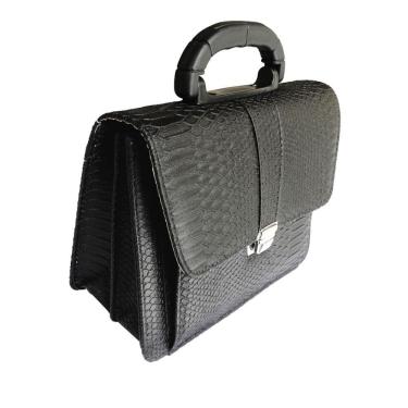 Imagem de Pasta Bolsa Ccb Capanga Serp Preta Ap R1518 Musical Rava