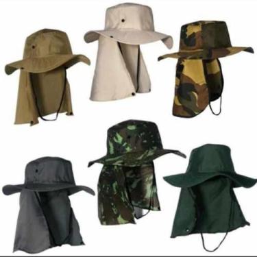 Imagem de Chapéu Com Proteção De Pescoço Australiano Poliéster - NoBrand