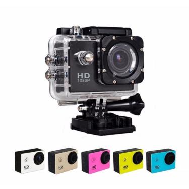 Imagem de Câmera submersível esportiva 4K Full HD com LCD de 1,5 polegadas