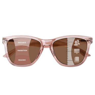 Imagem de Óculos de sol de leitura progressiva ZESAKER UV400 2.0 Marrom claro