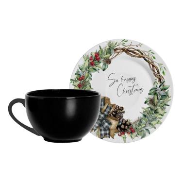 Imagem de Conjunto de 6 Xícaras de Chá com Pires - Hope