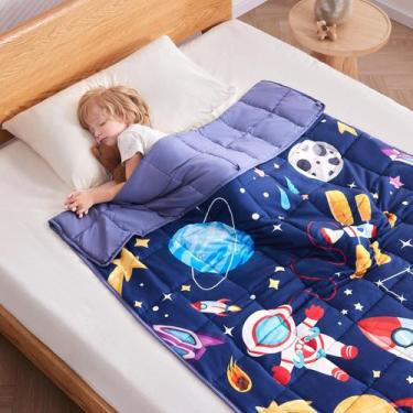 Imagem de Cobertor pesado Anfie Kids (90x120cm 2,3 kg) Blue Aerospace