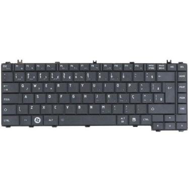 Imagem de Teclado para Notebook Toshiba 6037B0050617 - BestBattery, Preto