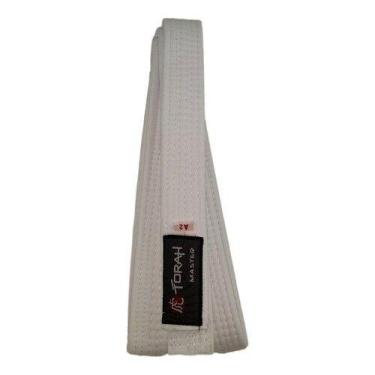 Imagem de Faixa De Kimono Adulto Branca Torah, Branco, A4
