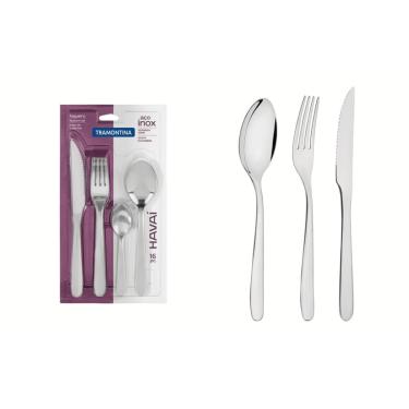 Imagem de Faqueiro Aço Inox 16 Peças Havai Churrasco Tramontina