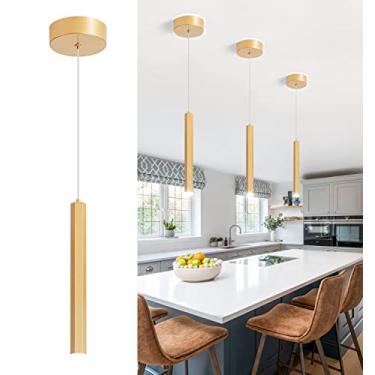 Imagem de Voerqi Luzes pendentes de 18 W, ilha de cozinha, mini luminárias LED modernas para banheiro, sala de jantar, sala de estar, pacote com 3