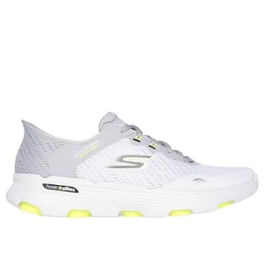 Imagem de Skechers Tênis masculino Hands Free Slip-ins: Go Run 7-Hero Shot, Branco/Cinza, 44