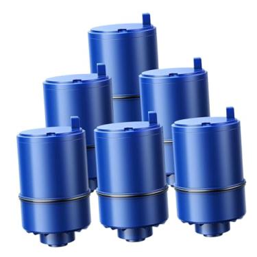 Imagem de ＫＬＫＣＭＳ Filtro de água para RF9999, 6 peças, filtragem mineral, remoção de sabor, substituição para -0A1 Pfm800HX -3400B -9000B