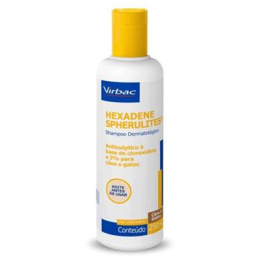 Imagem de Hexadene 250ml  Virbac - Shampoo Antisséptico Ação Prolongada para Cãe