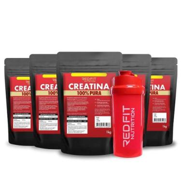Imagem de Creatina Monohidratada 5Kg - 100% Pura Importada - Red Fit Nutrition -