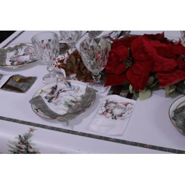 Imagem de Kit 12 Guardanapos Kit 12 Porta Talher Natal Cozinha Mesa Posta Decora
