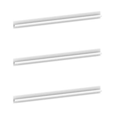 Imagem de Kit 3 Puxadores 59,2cm Para Balcão Cozinha 120cm Veneza Multimóveis Mp