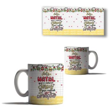Imagem de Caneca Porcelana Mensagens Natalinas Natal Amor Presente 2 - Enjoy Sho