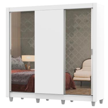 Imagem de Guarda Roupa Casal Lyon Plus 3 Portas de Correr Madesa