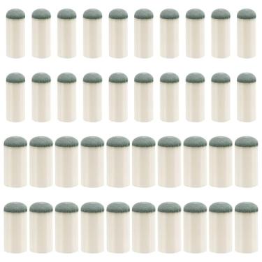 Imagem de 40 peças de pontas para tacos de sinuca, pontas de taco de bilhar de 1 cm e 1,3 cm, substituição de pontas confiáveis para taco de bilhar, acessórios de mesa de bilhar para bilhar