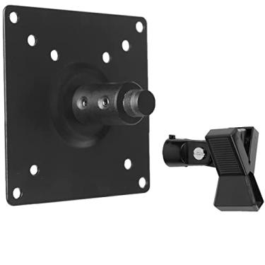 Imagem de VIVO Kit de adaptador VESA para microfone de aço universal, suporte de montagem para microfone de mesa com VESA 75 x 75 mm e 100 x 100 mm, preto, MOUNT-V00MIC