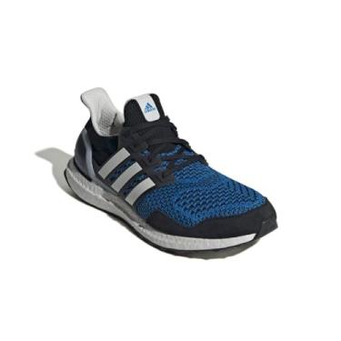 Imagem de adidas Ultraboost 1.0 Tênis masculino, Azul royal brilhante/branco cristal/preto, 39