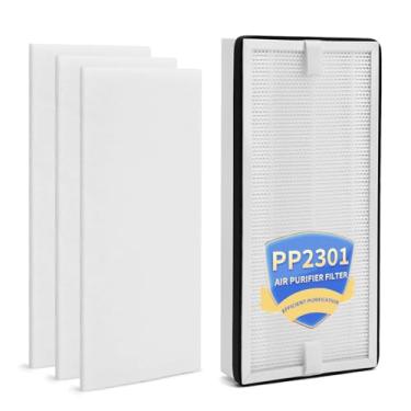 Imagem de Substituição de filtro PP2301 compatível com extrator de fumaça de solda WECREAT PP2301, filtro de alta eficiência + 3 pré-filtros combinados