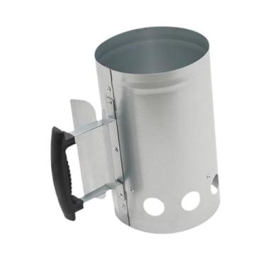 Imagem de Baoblaze Balde acendedor de carvão portátil e multifuncional para churrasqueira, fácil de transportar, ideal para piqueniques, churrascos e outras atividades