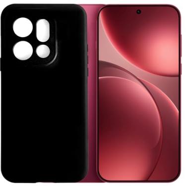 Imagem de NEOYUKL Capa para Oppo Find X9, 【6,59"】, capa protetora macia antiarranhões à prova de choque com para Oppo Find X9 preta