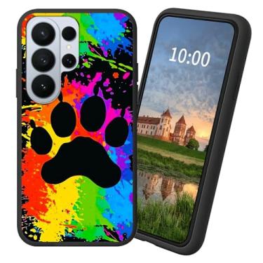 Imagem de Dikoer Capa para Samsung Galaxy S26 Ultra 5G TPU macia fosca para doces, acessórios para celular masculino e feminino, capa de proteção à prova de choque, estampa de pata de cachorro