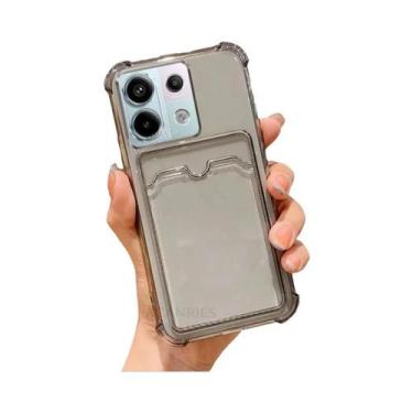 Imagem de Capa Transparente Com Suporte Para Cartão Xiaomi Redmi Note 13 pro 12 