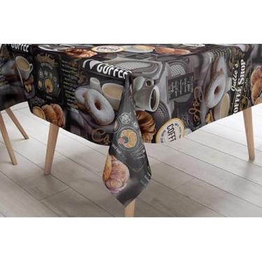 Imagem de Toalha de Mesa de Plástico Térmica e impermeável, para mesas(Cafeteria)