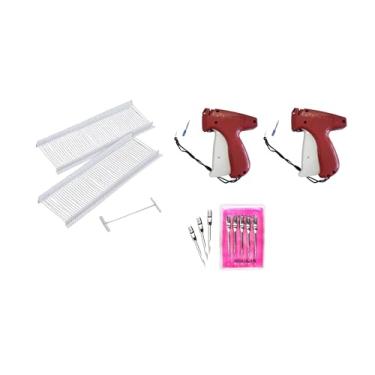 Imagem de Kit 2 Aplicadores de Etiquetas Lanmax + 5000 Pinos 35mm + 5 Agulhas NYBC – Pistolas Manuais para Roupas, Confecções e Projetos DIY com Precisão e Eficiência