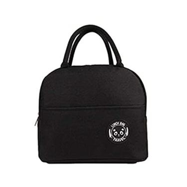 Imagem de Bolsa de Almoço Isolada Cooler Portátil Térmica Bento com Estampa Desenho Animado e Zíper