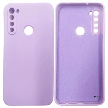Imagem de Capa Capinha Compatível Redmi Note 8 Silicone Aveludado Premium (LILAS)