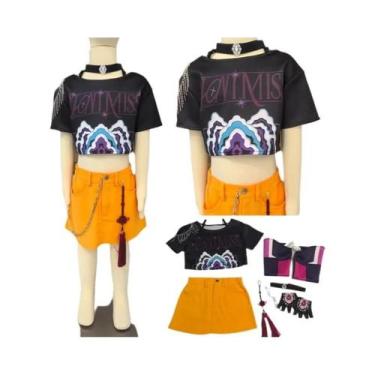 Imagem de Fantasia De Cosplay Para Meninas Kpop Demon Rumi Zoey Mira Huntrix Hun