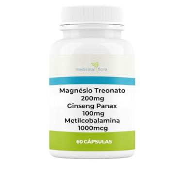 Imagem de Magnésio Treonato + Ginseng Panax + Metilcobalamina - 60 Doses