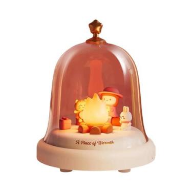 Imagem de Caixa De Música De Natal Com Luz Noturna Para Quarto E Sala De Estar, 