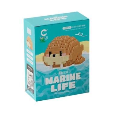 Imagem de Blocos De Montar DIY 3D Para Crianças, Mini Modelo De Tubarão, Tartaru