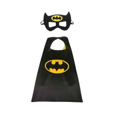 Imagem de Capas De Super-Herói Para Crianças Com Máscara Fantasia Do Homem-Aranh