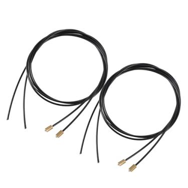 Imagem de Sonew Cabo de Trava Rotativa Com Segurança Aprimorada de Metal de Borracha 2 Unidades Com Tampa de Caminhão 92579, Substituição de Cabo de Trava para Leer 100XL 100XR 100XQ para