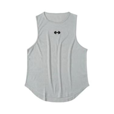 Imagem de Camiseta Sem Mangas Para Academia Masculina De Secagem Rápida Roupas D