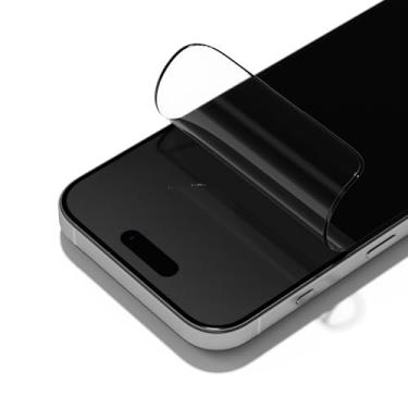 Imagem de RhinoShield Protetor de tela transparente contra impacto Pro compatível com iPhone 15 Pro Max | Proteção superior contra impactos, resistência a arranhões, sem estática, resistente à luz azul