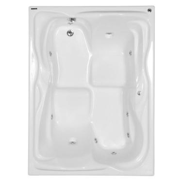 Imagem de Banheira Hidromassagem Astra Nobile Maggiore Luxo 180cmx130cmx53cm - 04 Jatos Acrílico P1 Com Aquecedor 220v