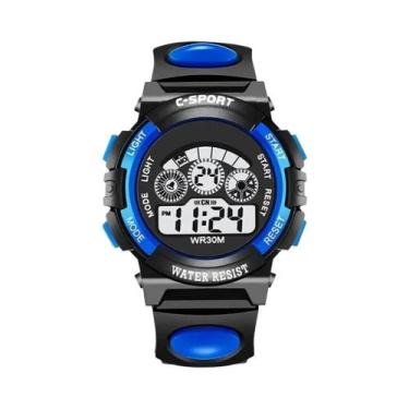 Imagem de Relógio Digital LED Luminoso À Prova d'Água Multifuncional Para Crianç