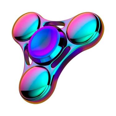 Imagem de Fidget Spinner De Metal Para Adultos E Crianças Com Autismo E TDAH, Br